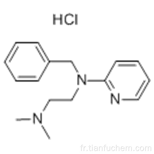 HYDROCHLORURE DE TRIPELENNAMINE CAS 154-69-8